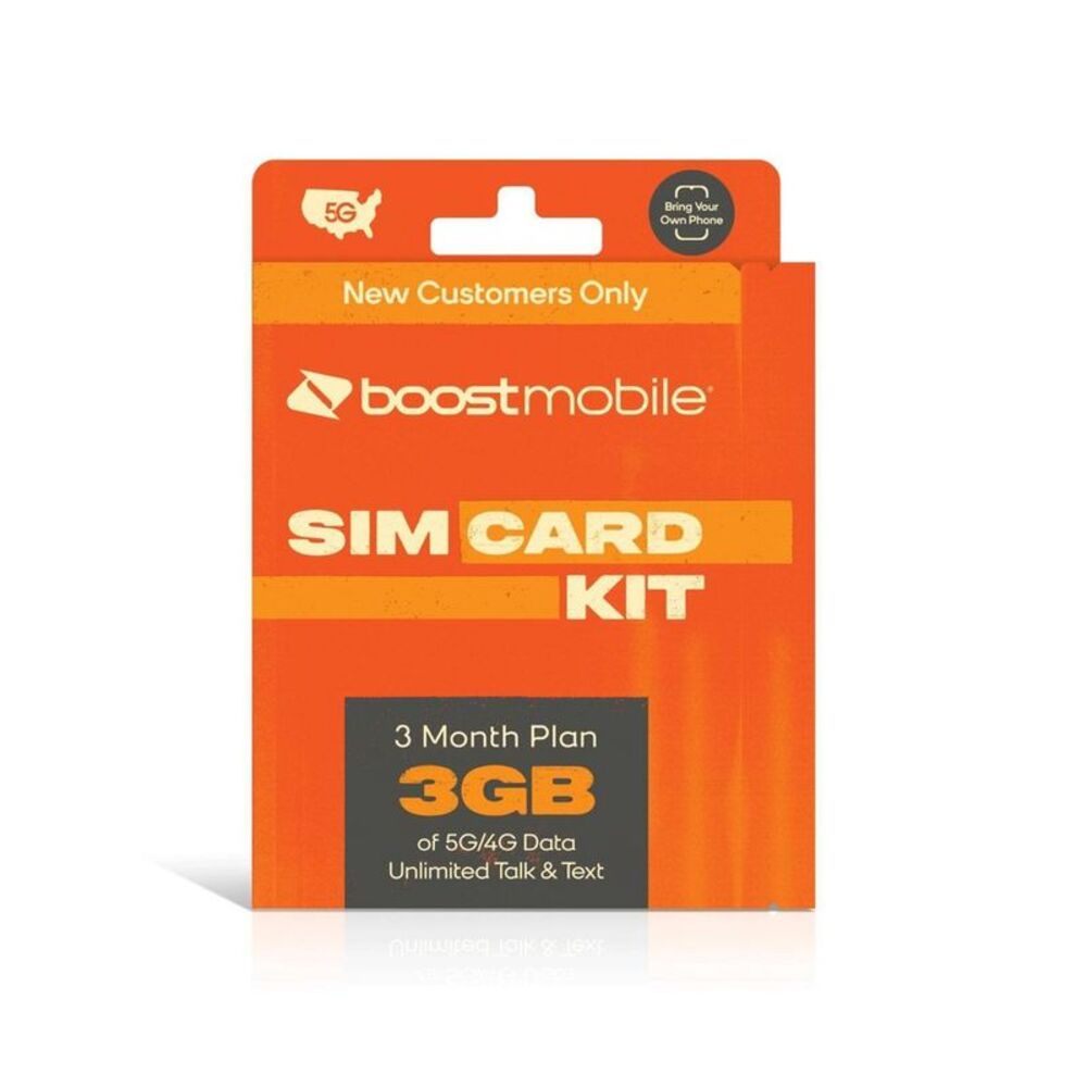 Boost Mobile SIM Kit (3GB) Data 3